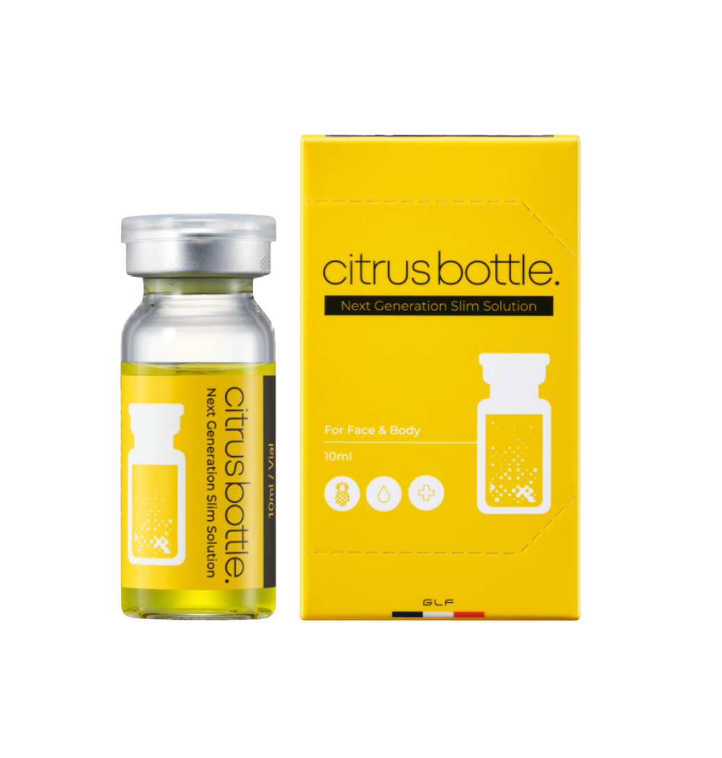 Citrus Bottle - vial de fórmula lipolítica inyectable para grasa localizada, GC Medical