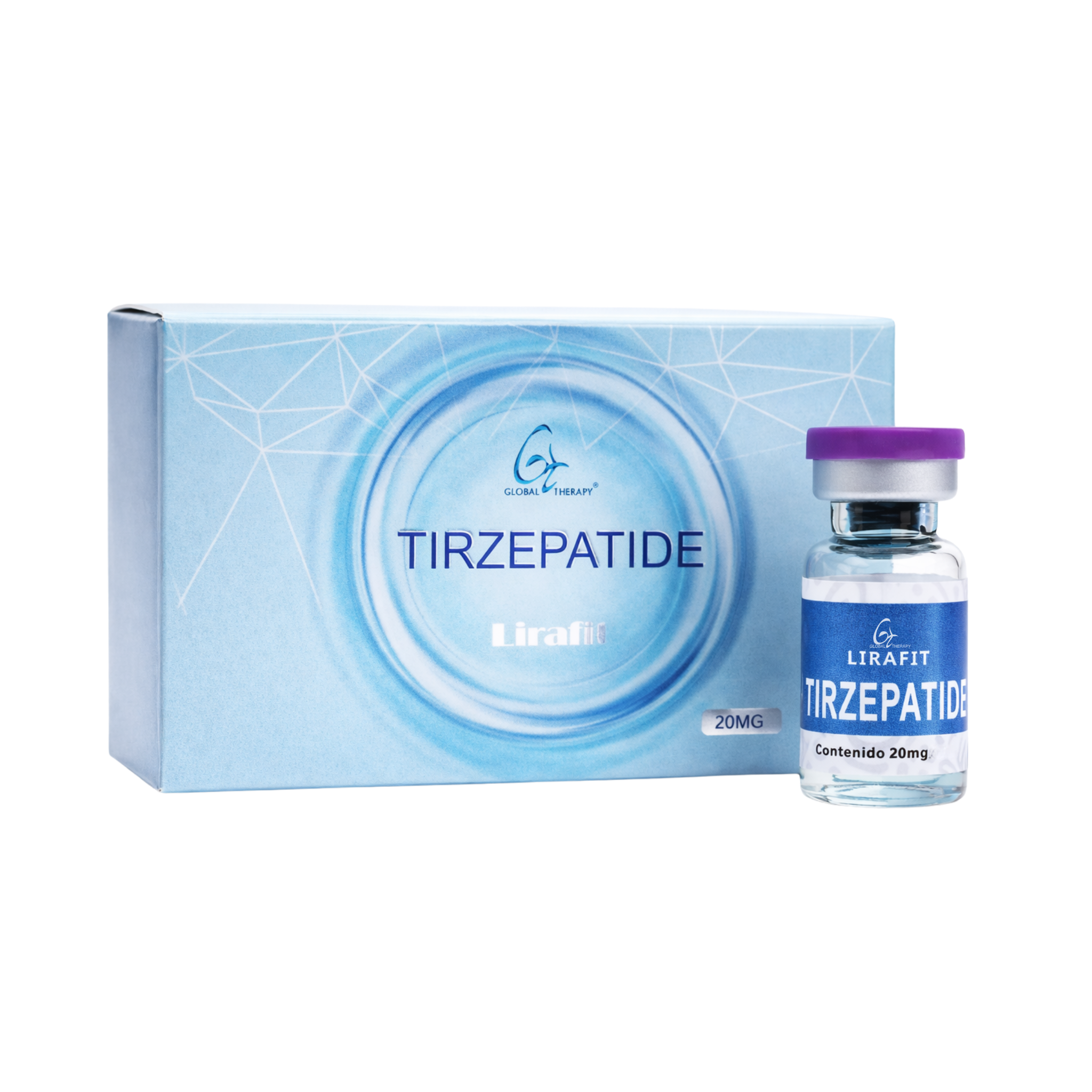Lirafit Tirzepatida - vial de 20mg para control de peso y glucemia, GC Medical