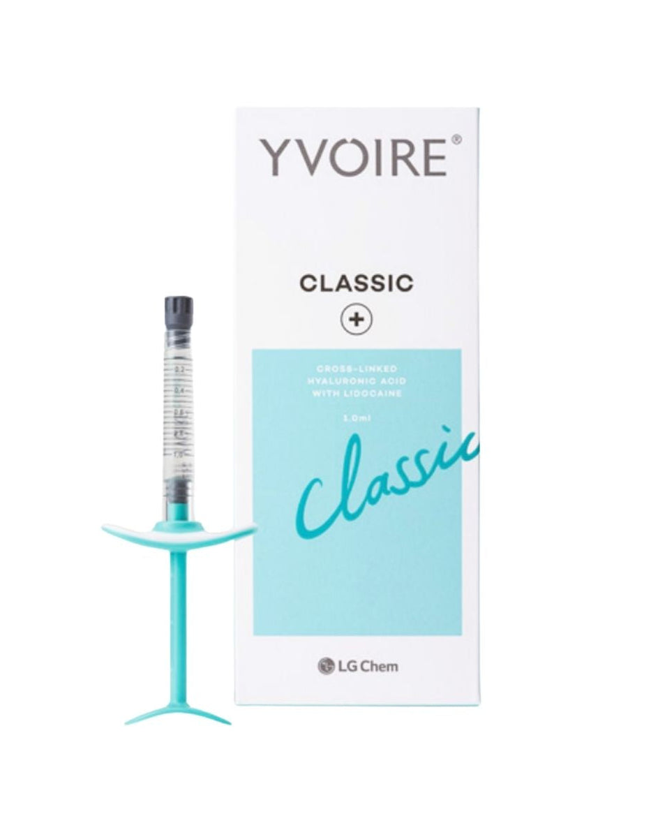 Yvoire Classic Plus - jeringa de relleno dérmico de ácido hialurónico para arrugas finas, GC Medical