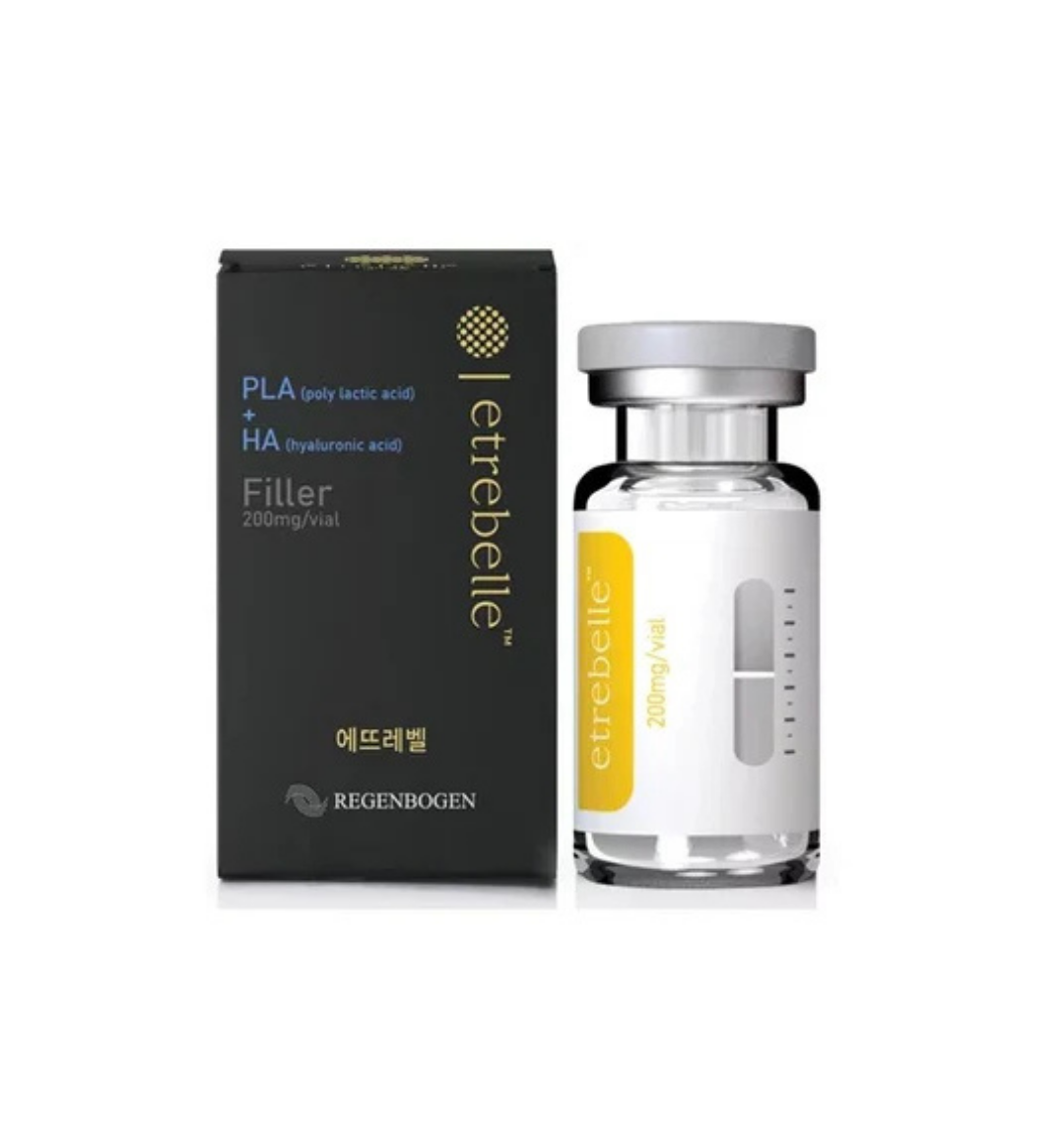 Etrebelle - vial de bioestimulador híbrido de colágeno con PLA y ácido hialurónico, GC Medical