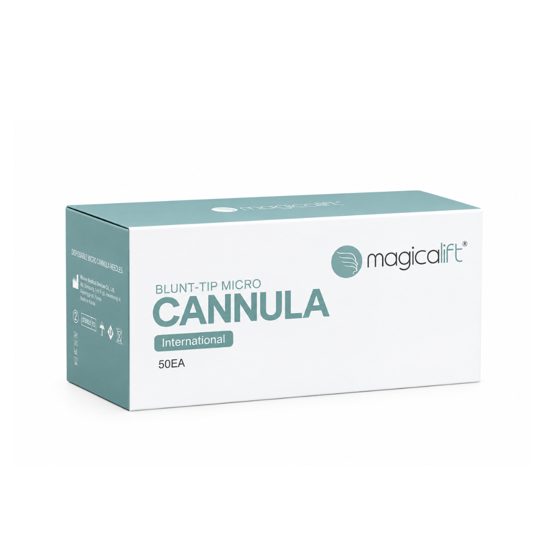 Microcánulas Magicalift de punta roma para aplicación de rellenos dérmicos, GC Medical